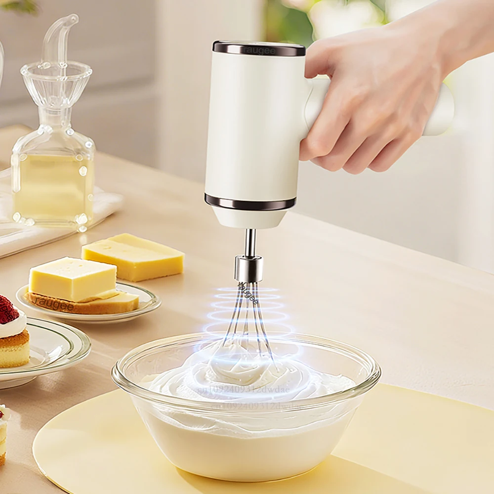 Electric Egg Beater USB Rechargeable Egg Blender Handheld Milk Foamer Coffee Milk Mixer Handheld Egg Stirrerfor For Kitchen