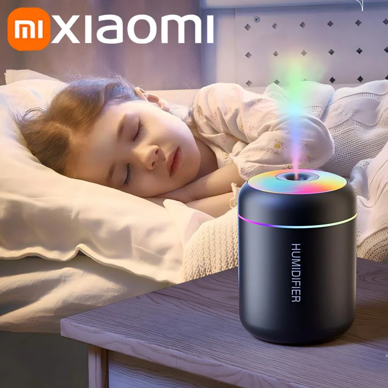 Xiaomi Mini Car Air Humidifier USB Electric Aroma Diffuser Essential Oil Purifier Aromatherapy Mist Maker Lights in Car Home