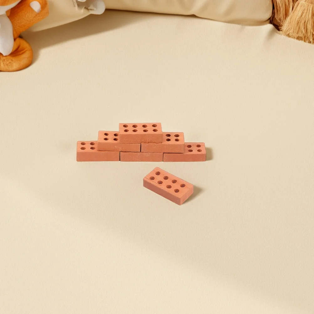

100pcs Mini Bricks Tiny Landscape Building Supplies Craft Sand Table Dollhouse Accessories Brick Decorative Items