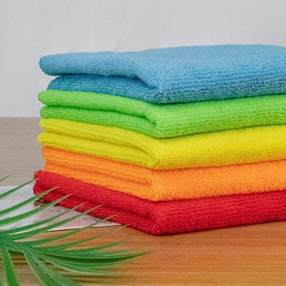 Thickening Microfiber Cleaning Cloth Super Absorbent Multifunctional Anti-grease Wiping Rags Car Wash Cloth Household Towels