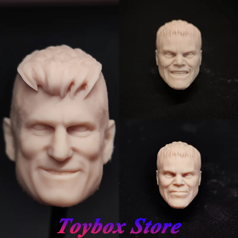 

HL2051 1/12 Man Soldier Villain Harrelson HL032 HL1518 Dru-Zod Lifelike Unpainted Head Sculpt Toys For 6" Ml Shf Mcfarlane Body