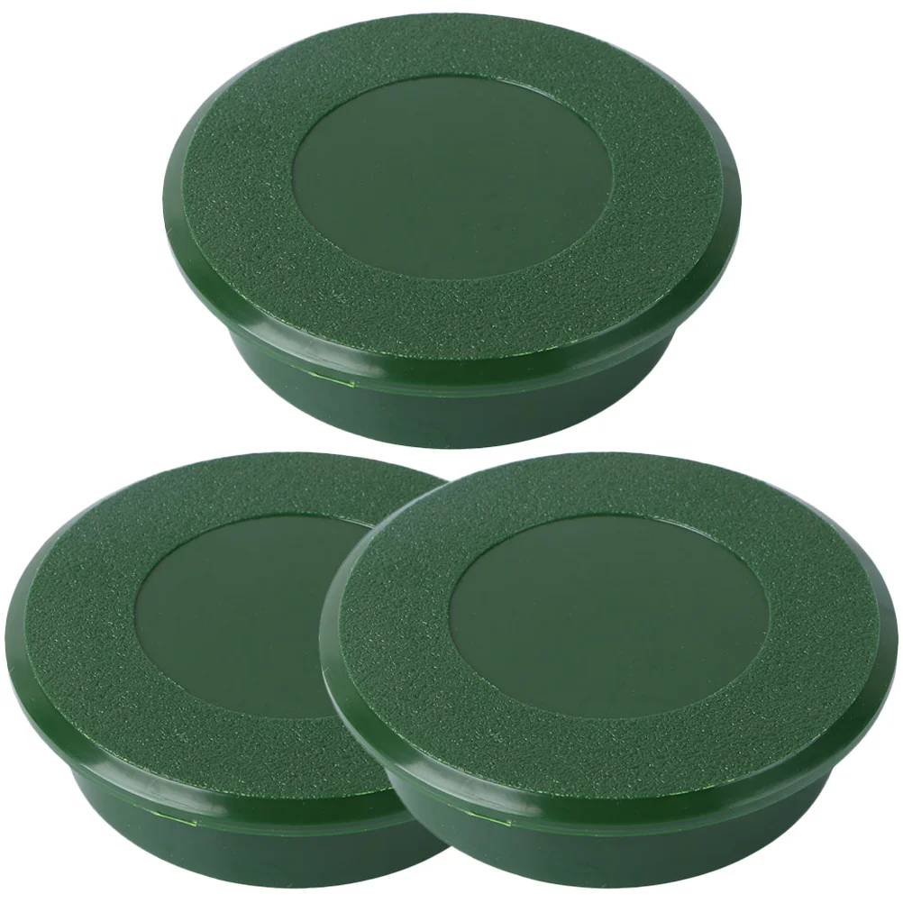 

3 Pcs Green Hole Cup Cover Golf Accesories Disc Accessories Tee Supplies for Men Putting Putter Practice Tools Lid