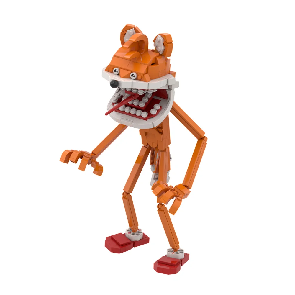 MOC Evils Sonics Scena Giochi horror Sonicedss Building Blcoks Mattoni Modello rosso Sonizi il riccio Anime Figura giocattolo per bambini Regalo