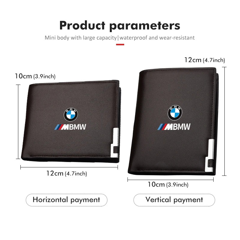 For BMW PU Car Driver License Fashion Credit ID Card Holder Wallet G30 G20 M3 M5 E91 E92 E93 E36 E70 X3 X4 X5 X1 E39 F30