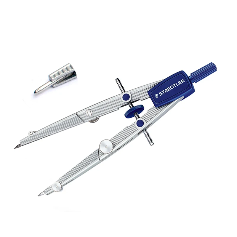 STAEDTLER Compass 550 02 Metal Engineering Drawing Tools Student Professional Design Charting Compass Set Office Supplies