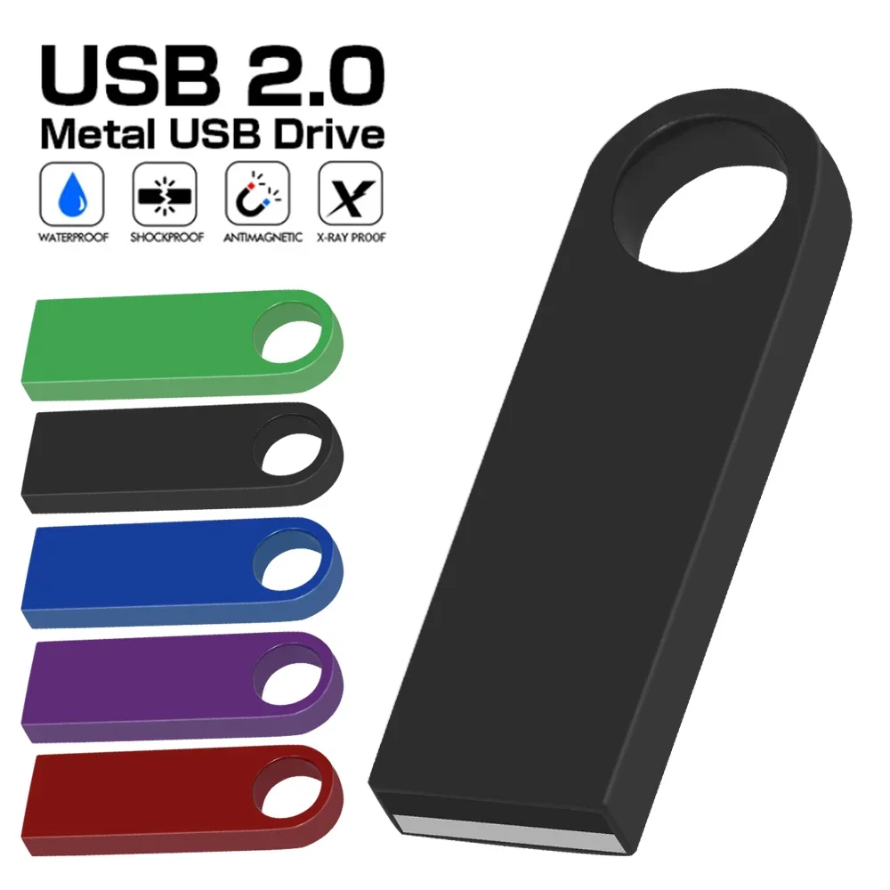 Memoria USB con logotipo gratis, Pendrive resistente al agua de 4GB, 8GB, 16GB, 32GB, 64gb, capacidad Real, 10 unidades por lote