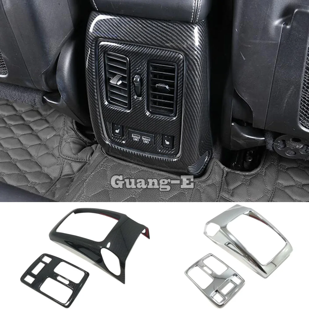 

Автомобильная декоративная накладка, задняя розетка для кондиционера, вентиляционное отверстие для Jeep Grand Cherokee 2014 2015 2016 2017 2018 2019