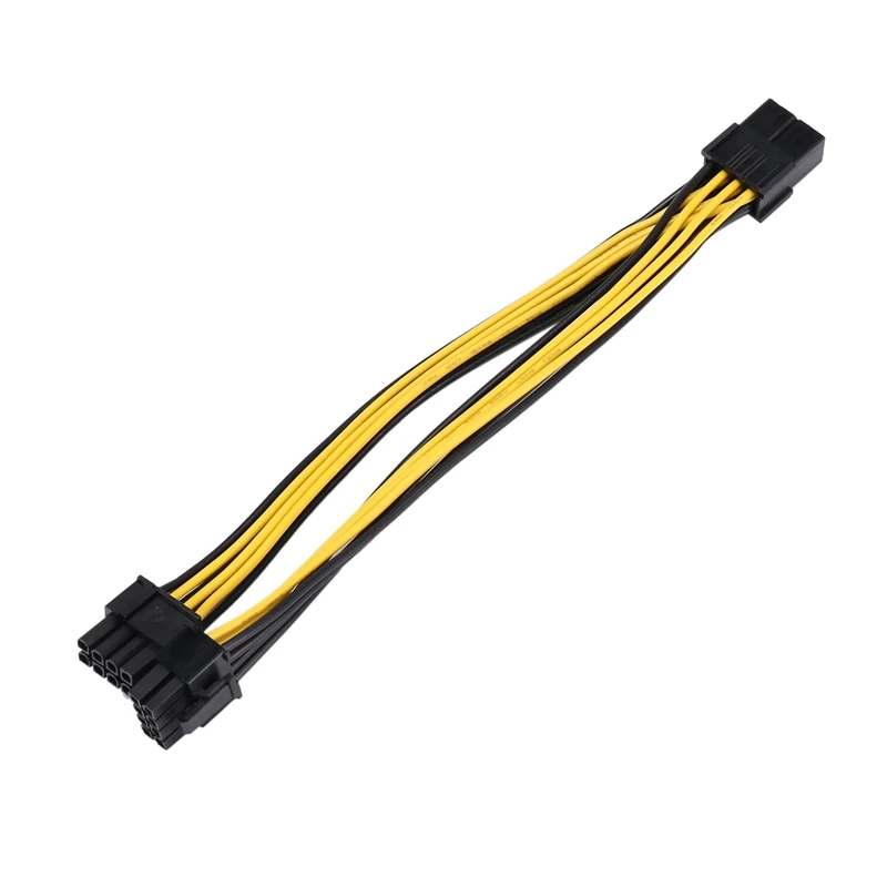 채굴용 GPU 전원 공급 장치 브레이크아웃 보드용 전원 케이블, PCI 익스프레스-듀얼 PCIE 6 + 2 핀 PCI-E, 18AWG, 4 개