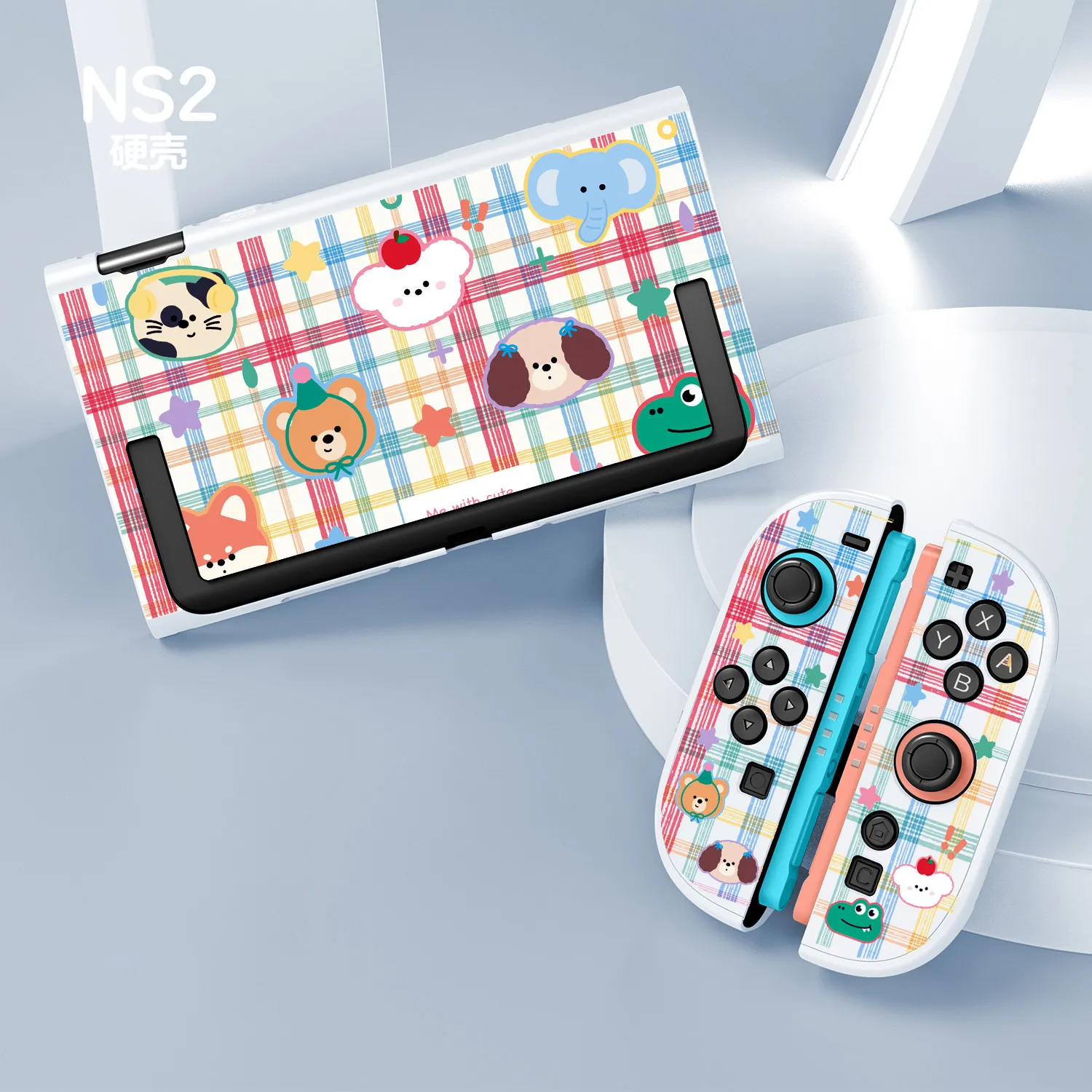 Kawaii Cute Case for Nintendo Switch 2 Shockproof Anti-slip Anti-drop Hard Shell Soft Joy-Con Cover Fit NS OLED Game Accessories view 6