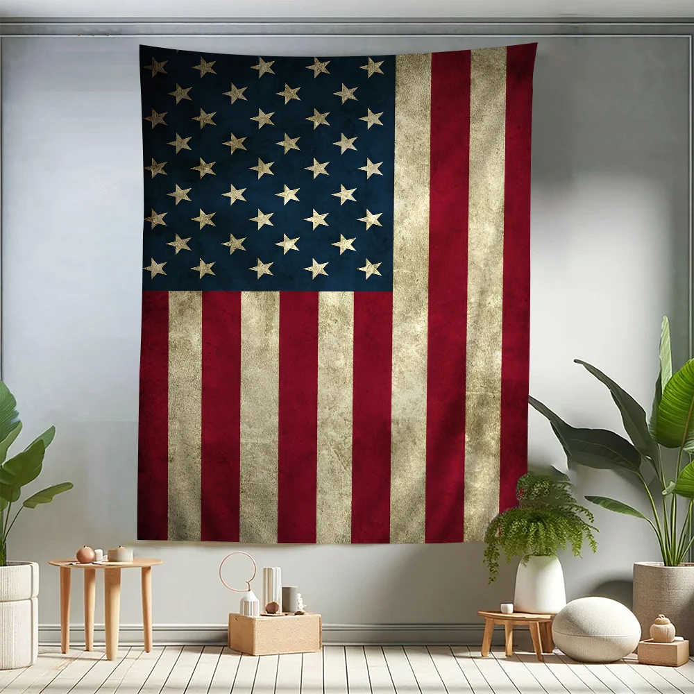 American Flag Tapestry Art Printing Japanese Wall Tapestry Anime Wall Hanging Home Decor