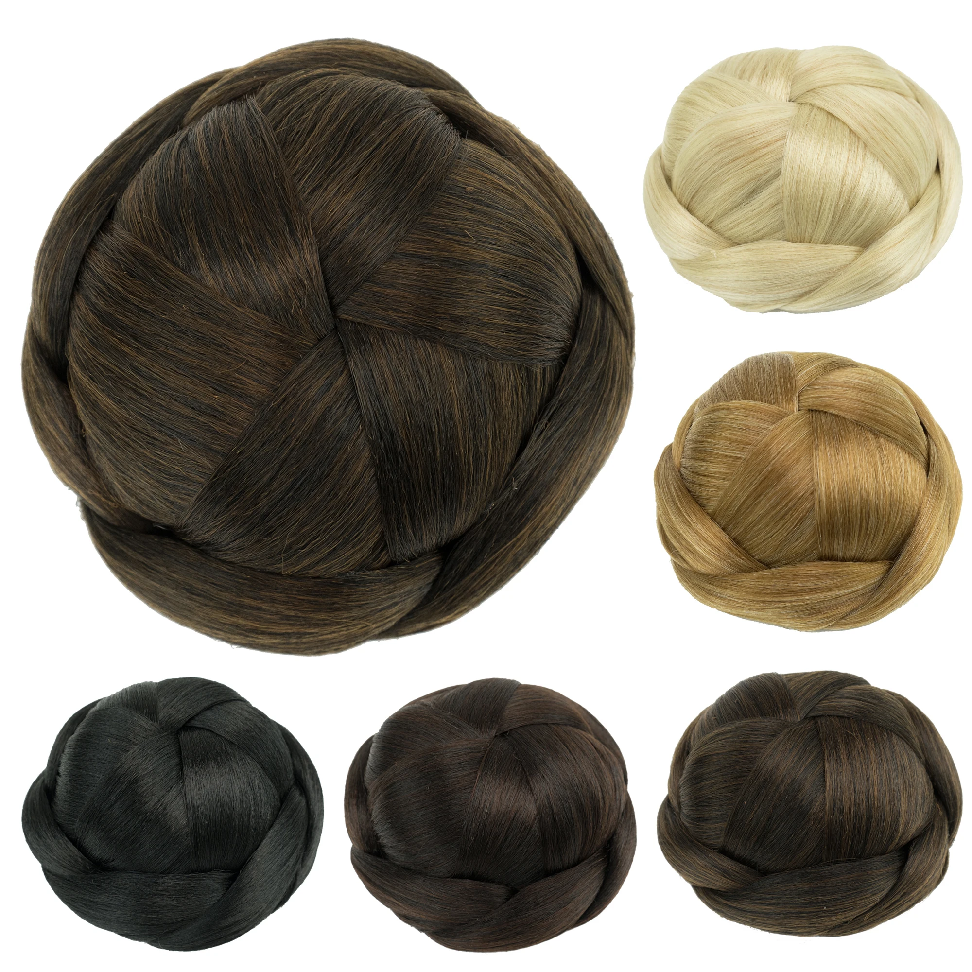 Synthetic Hair Chignon Fake Hair Bun Cover Donut Scrunchie Blonde Messy Afro Wig Bun Updo Benehair Dropship Suppliers