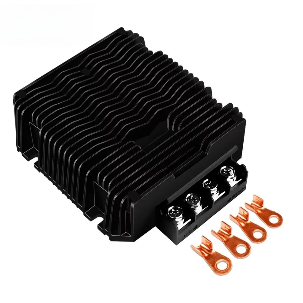 Lightweight 24v Step-Down to 12V DC DC Converter 85A 100A High Efficiency Power Regulator Waterproof Transformer