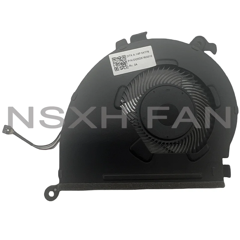 Ventilador de refrigeração CPU para ThinkBook, Radiador portátil, NS75C27-19E10, 14 IML, 15-IML, DQ5D576G011, 5F10S13905, NS75C27-19E10, Novo