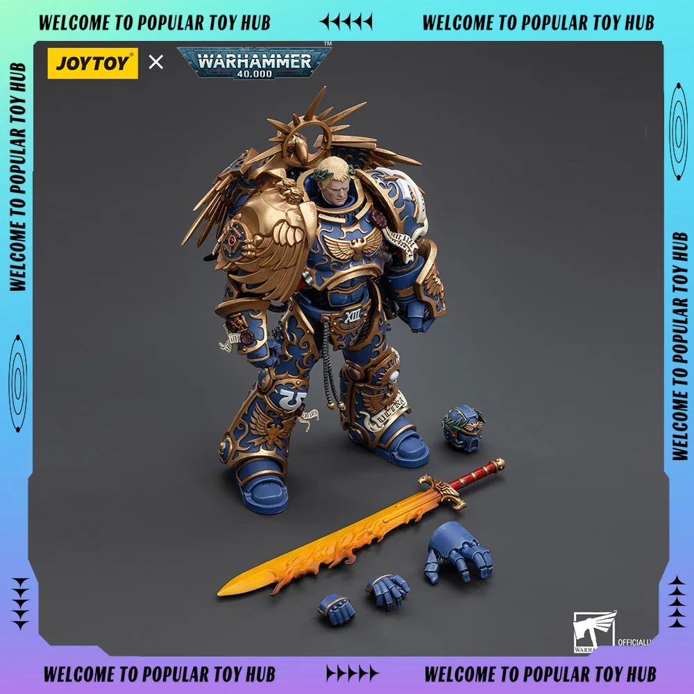 [IN STOCK] JOYTOY Warhammer 40K 1/18 Action Figures Ultramarines Primarch Roboute Guilliman Anime Figurins Model Children Gifts