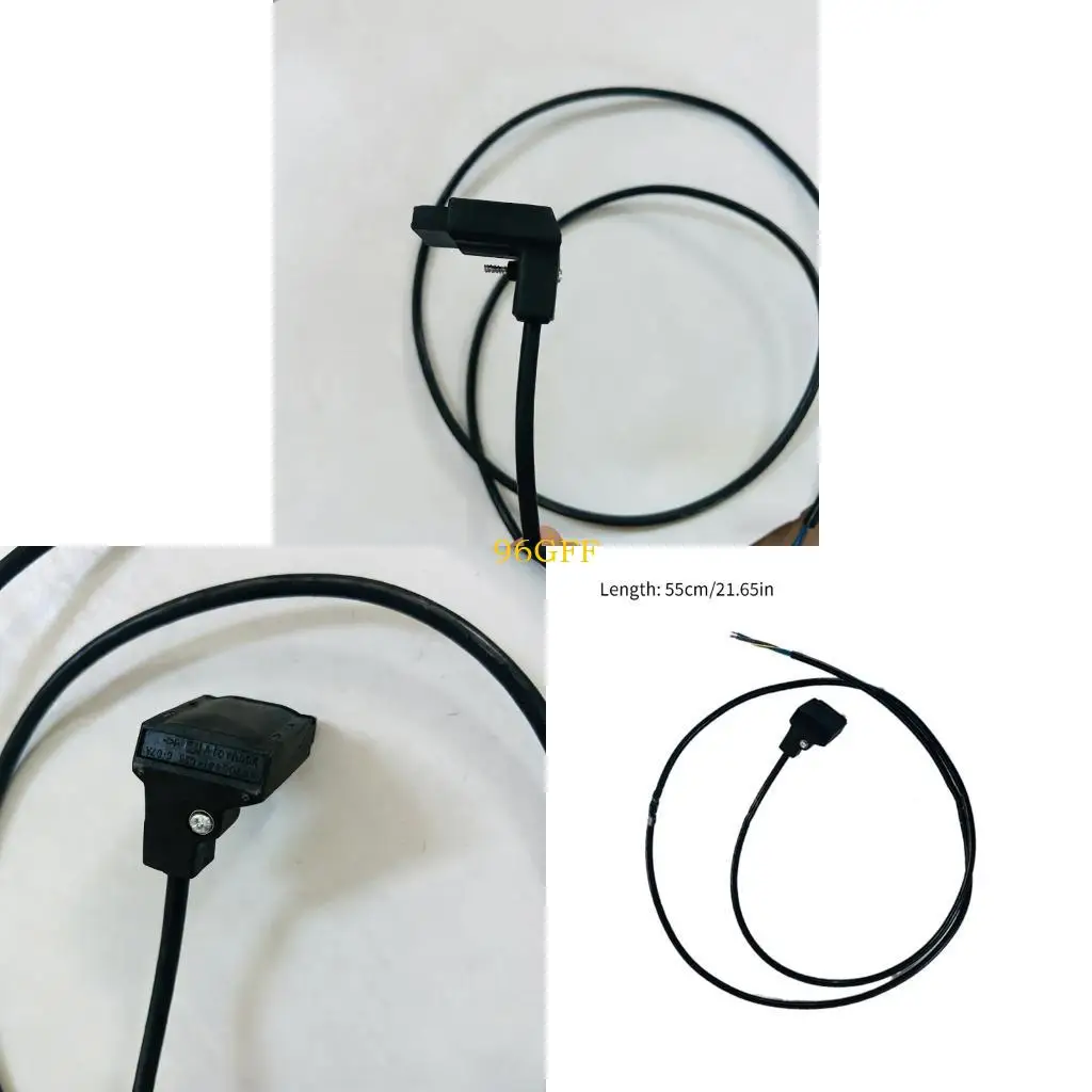 

96GF 55cm 45900441-013 Black Insulated Power Cord For Gas Adapter High Conductivity Wire Easy Installation Heating Accessories