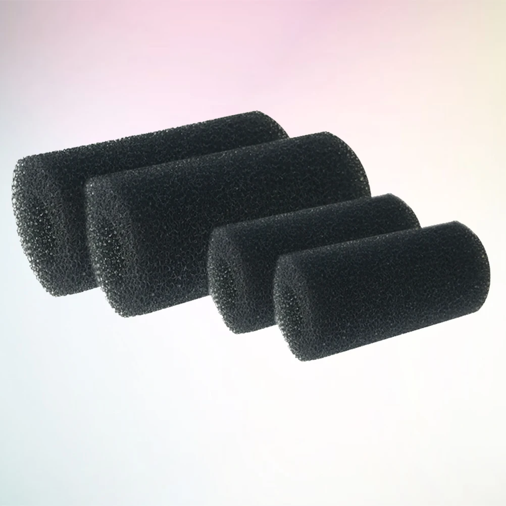 4Pcs Aquarium Pre-Filter Sponge Sleeve Inlet Protection Cover for Filter Barrel Freshwater Marine Tank Efficient Flow