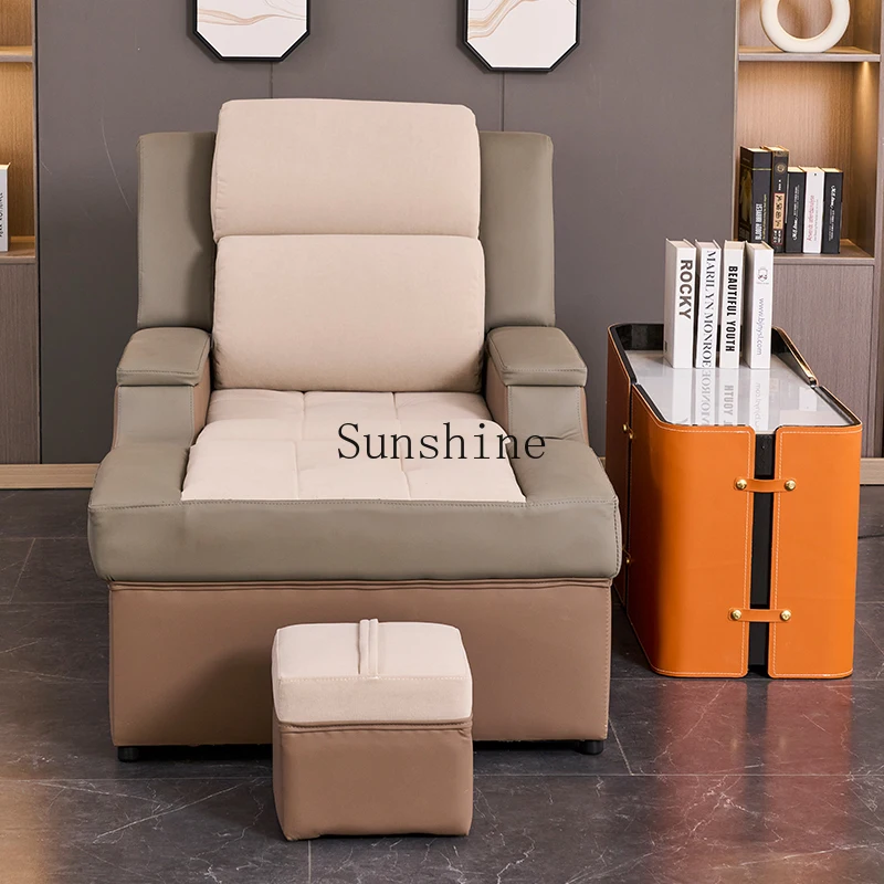 Electric ear and eyelash rest foot bath massage bed reclining chair