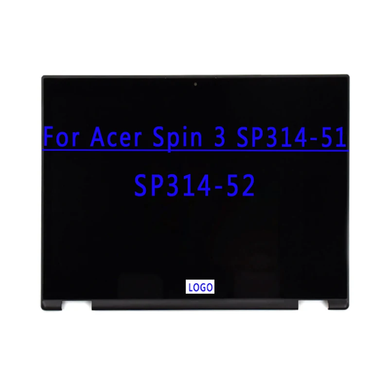 

14.0 inch 1920x1080 IPS FHD 30PINS EDP LCD Screen Assembly With Touch For Acer Spin 3 SP314-51 SP314-52 SP314-54 Laptop Assembly