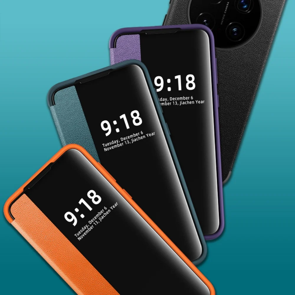 Vegan Leather Flip Cover For Honor Magic 6 7 Pro Flip Case All-Inclusive Silicone Airbag Corners Drop Impact Resistant Shell