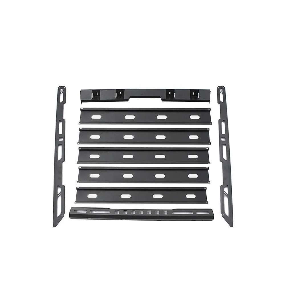 4X4 Car Roof Rack With LED Light Ladder Luggage Rack Mount Kit Cargo Basket For Wrangler JK JL for Gladiator