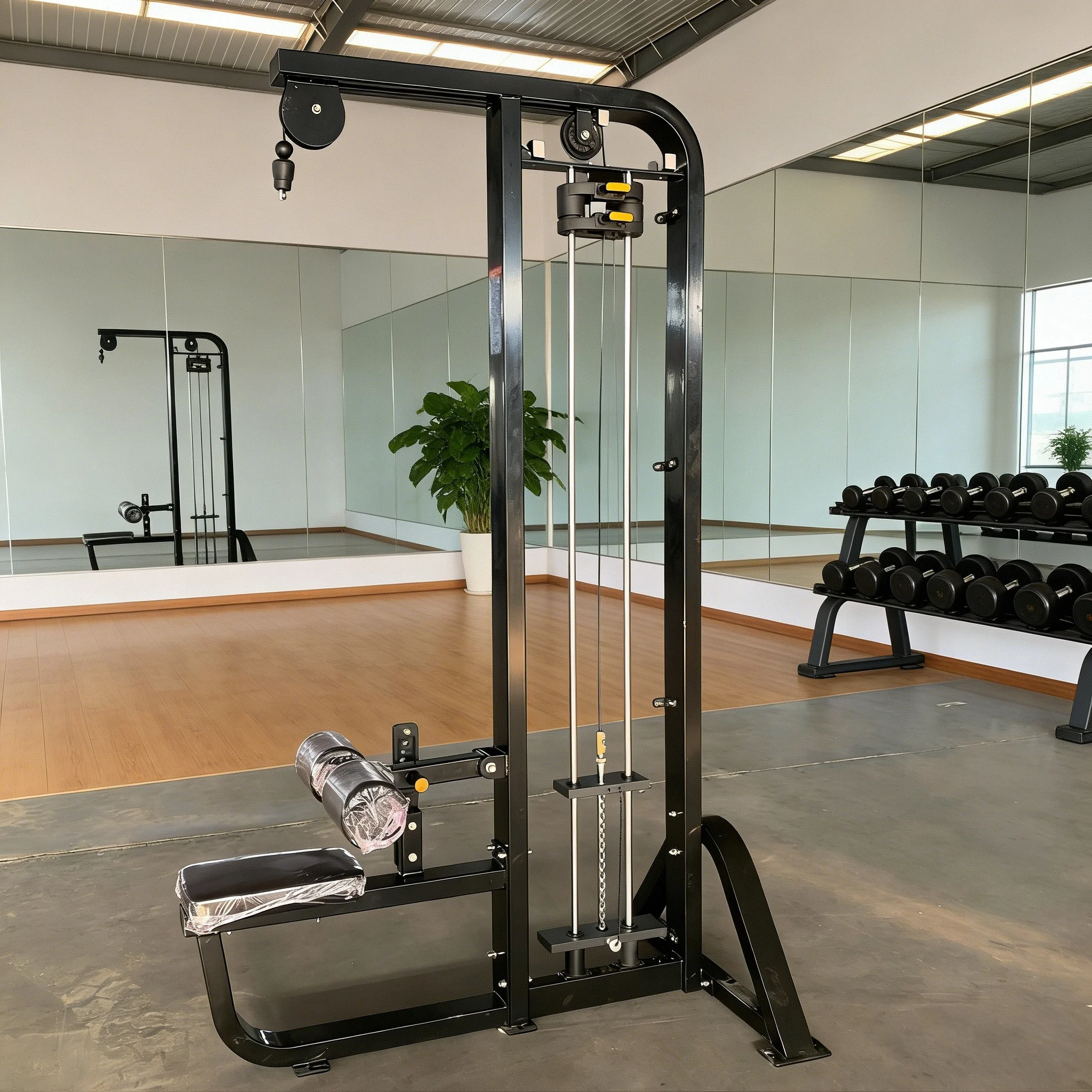 Commercial Factory Direct Sales Raw Material Gathering Place High Quality Low Price Lat Pulldown Seated Row Gym Machine