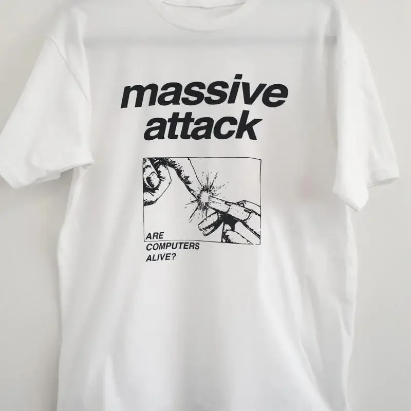 MASSIVE ATTACK Are Computer Alive T-shirt toutes tailles S 5XL