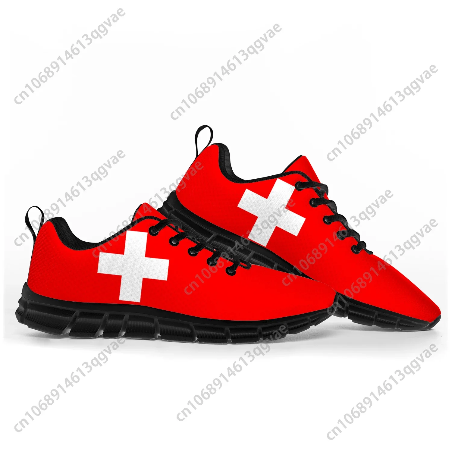 

Swiss Flag Sports Shoes Mens Womens Teenager Kids Children Sneakers Switzerland Casual Custom High Quality Couple Shoes