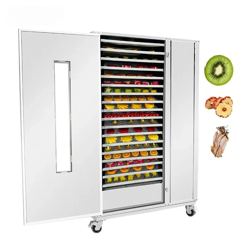 Deshidratador comercial de alimentos de frutas y verduras para secado de pescado de acero inoxidable con bomba de calor personalizable