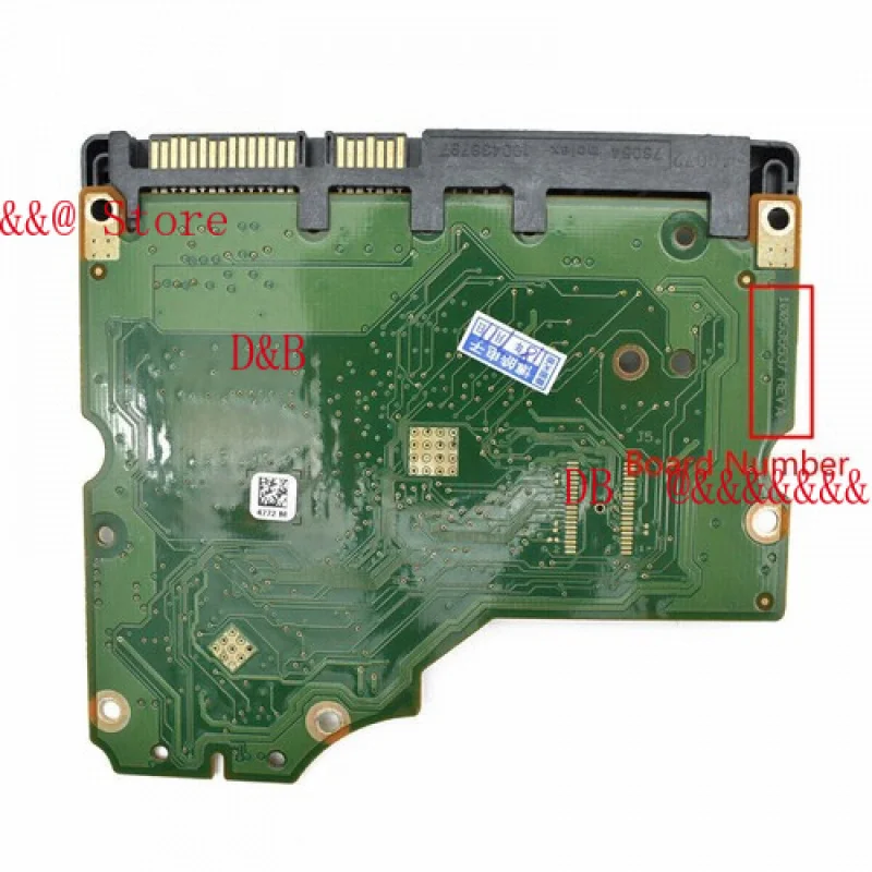 Placa PCB ST32000542AS 100535537 REV A/C Controlador Lógico HDD para ST31000528AS
