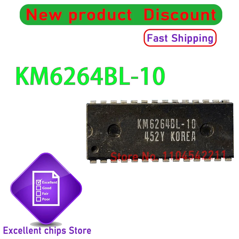

5pcs/lot New Original KM6264BL-10 KM6264BL KM6264 DIP28 In Stock
