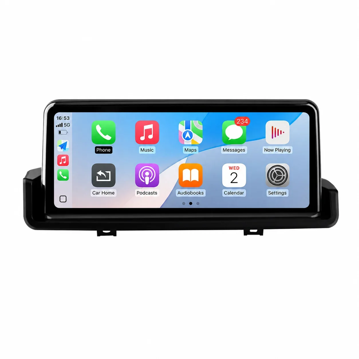 10,25-calowy multimedialny ekran dotykowy radia samochodowego do BMW serii 3 E90 E91 E92 E93 z bezprzewodowym Carplay, Android Auto, sterowaniem za pomocą pokrętła, Bluetooth, AirPlay, funkcją Mirror — 2