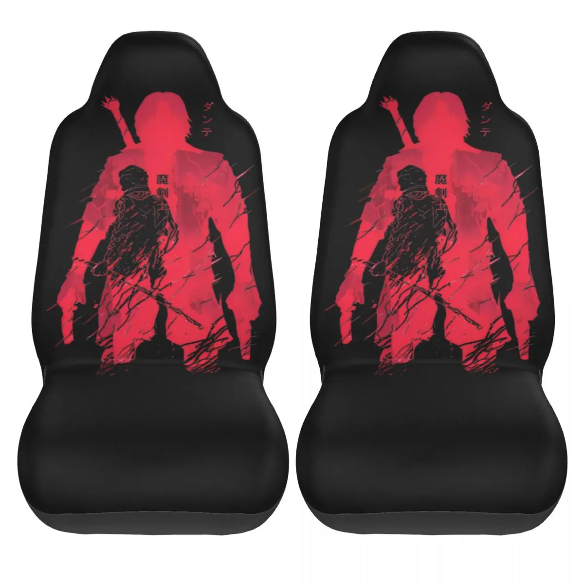 Devils Red Devil May Cry Universal Car Seat Cover Auto Interior Women Seat Covers Fabric Hunting