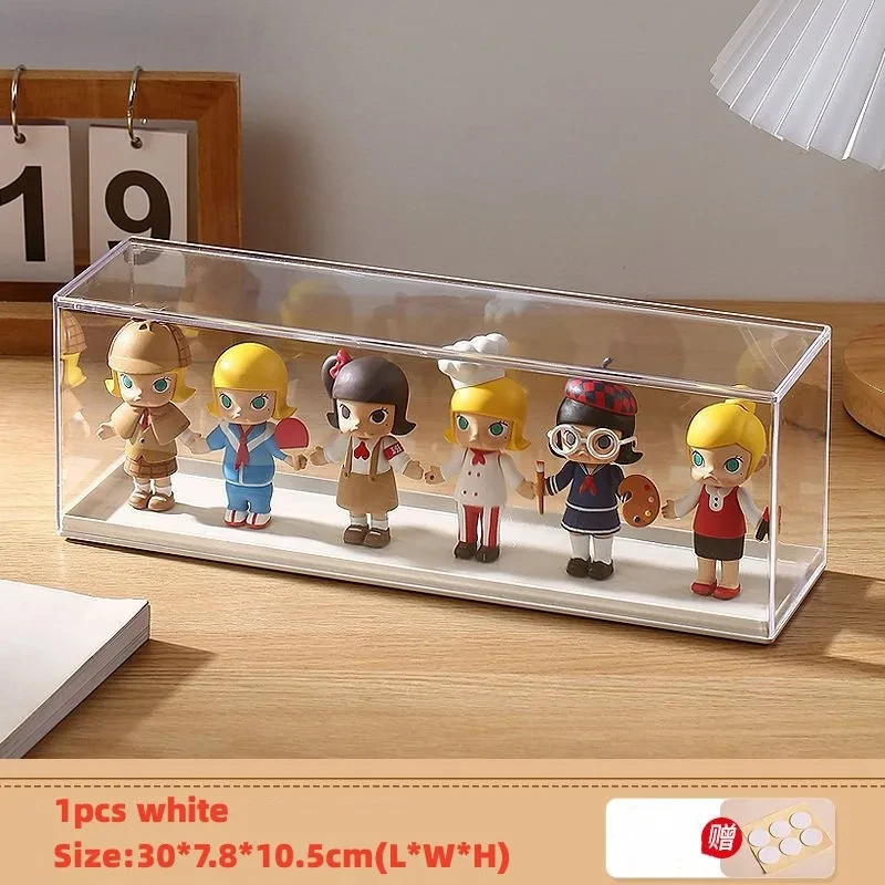 Action Figures Storage Box Acrylic Bind Box Doll Display Rack Stacktable Large Transparent Doll Showing Cabinet