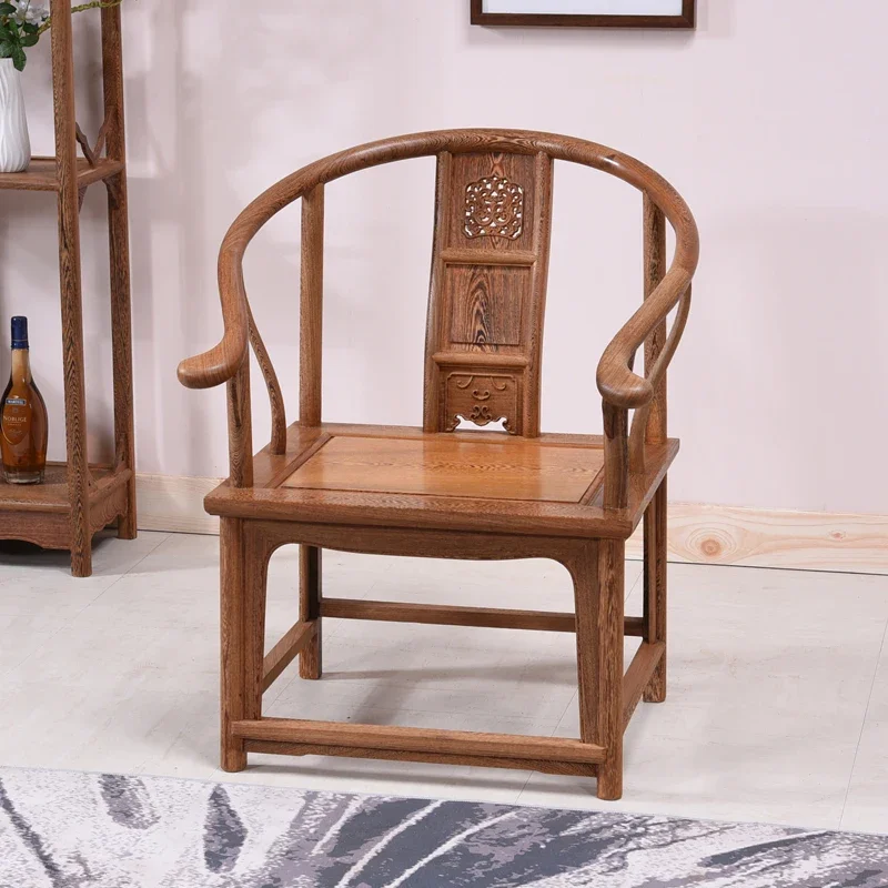 

Mahogany Chinese solid wood tea chair antique chair prince owner