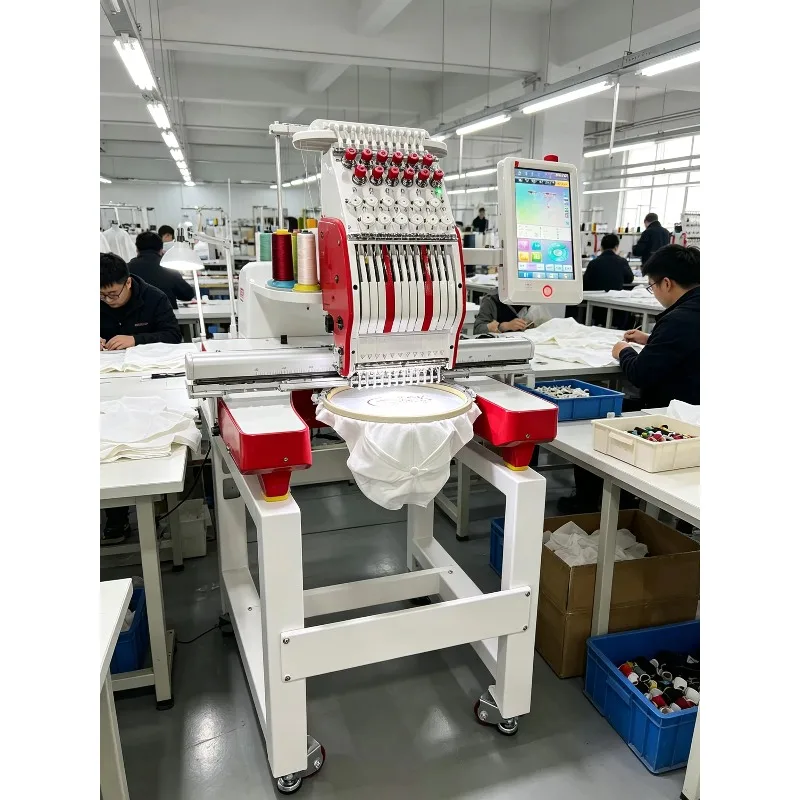 Automatic Thread Tension Embroidery Machine Anti-break Thread Stable Stitching Quality Equipment Customized
