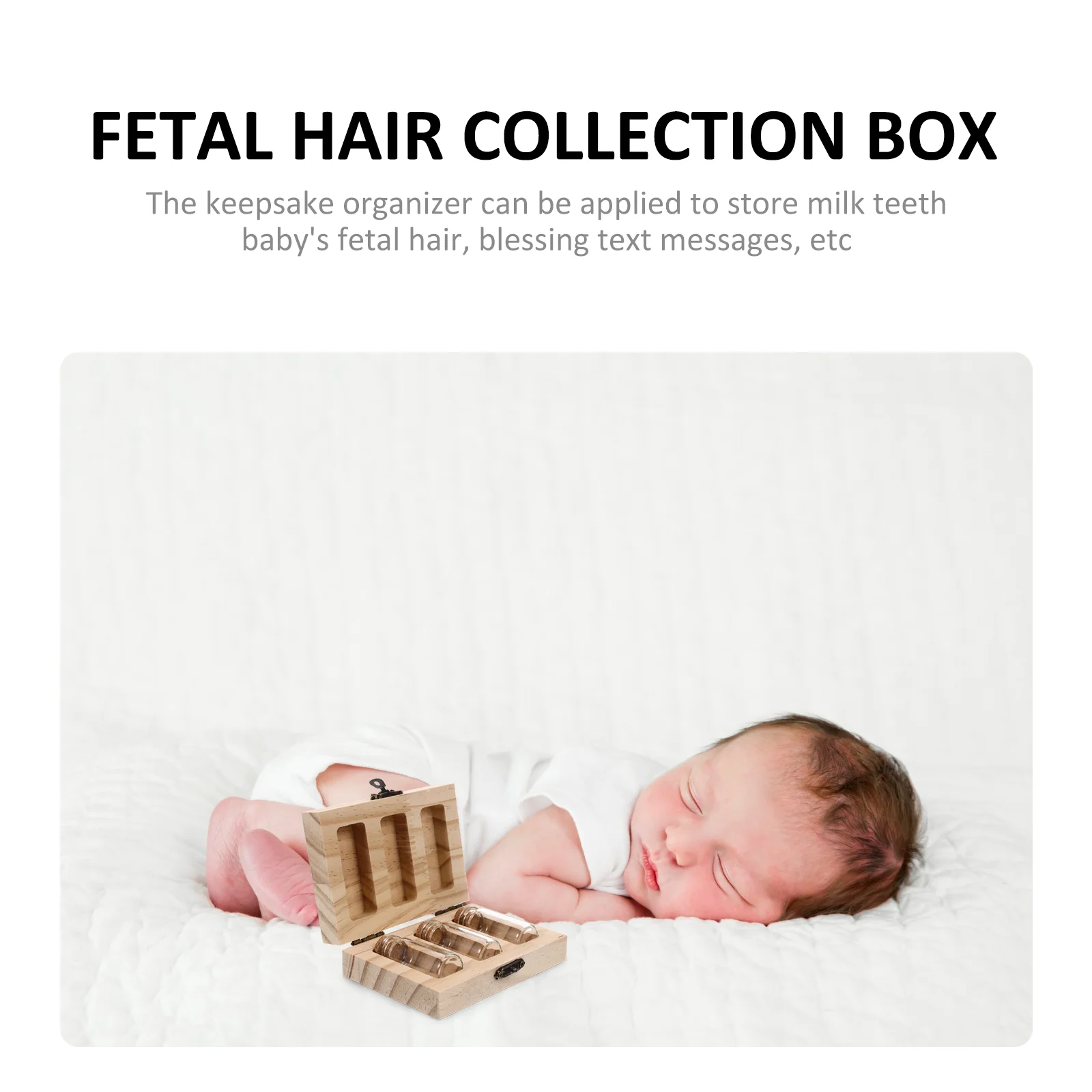 Lanugo Umbilical Cord Preservation Container Mini Infant Keepsake Storage Boxes Retainers Adorable Bottle Fetal Hair Baby