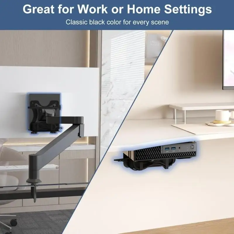 C90F Adjustable Thin Client Mount Bracket Mount Small PC Monitor Arm Stand Mount