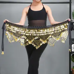 Fluwelen Buikdans Taille Keten met Munt Lace-up Lichtgewicht Vrouwen Dansen Taille Riem Danser Accessoires Danskostuum Kleding