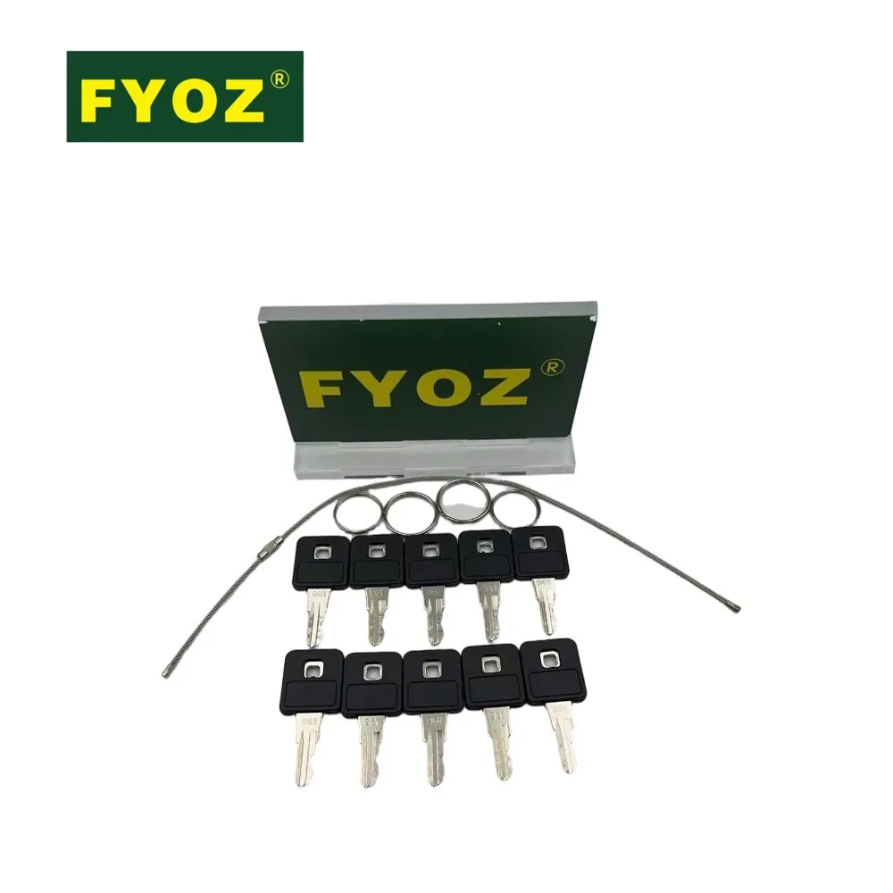 10pcs Ignition Key 961 214961 214-961 For Ditch Witch Trencher RT40 1330 Excavator Part