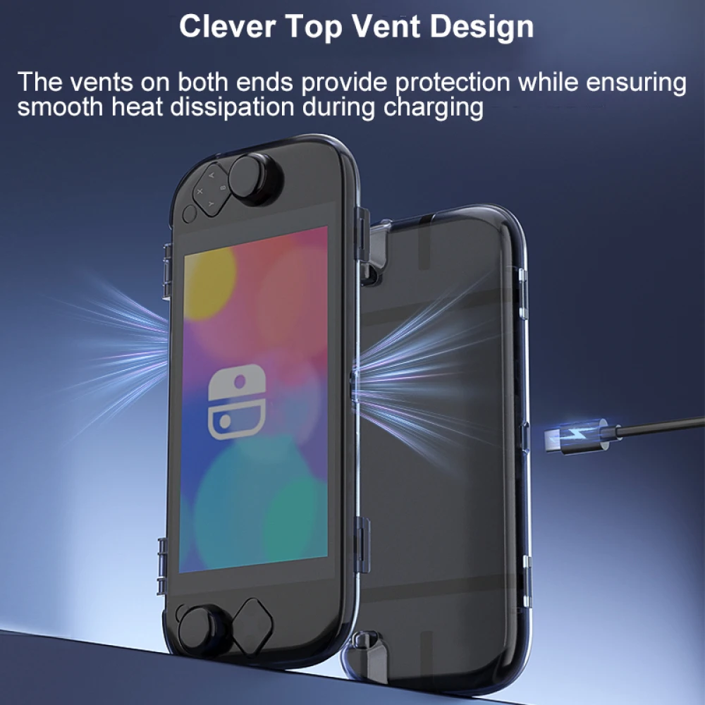 

Clear Protective Case For Switch 2 Transparent Hard Shell For Switch 2 Scratch&Shock Protection Cover