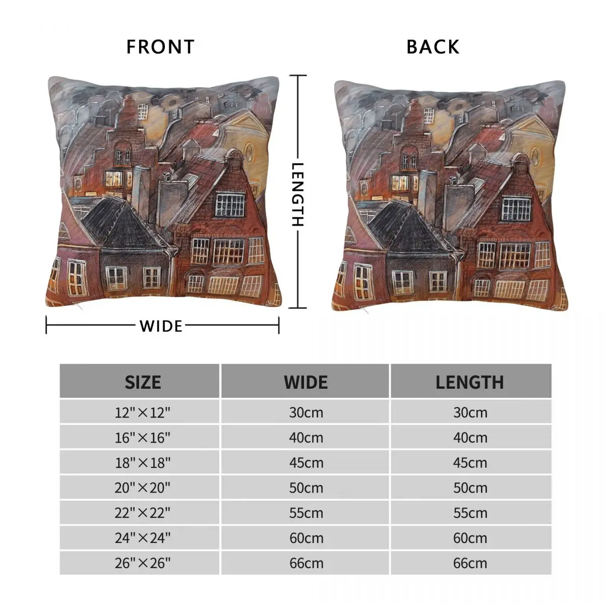 Somewhere In The North Pillowcase Polyester Linen Velvet Printed Zip Decor Pillow Case Home Cushion Cover