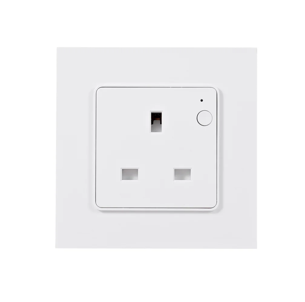 Preflashed TASMOTA Smart Wall Socket Monitoring zużycia Współpracuje z asystentem domowym Elektryczny 16A