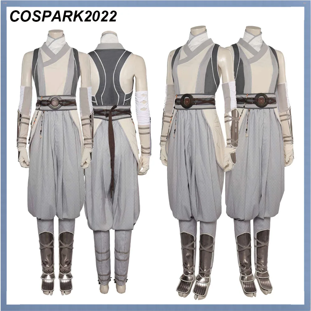 Adult Women Movie Asoka Cosplay Top Pants Belts Costume Outfits Fantasy Clothes Halloween Carnival Roleplay Disguise Suit