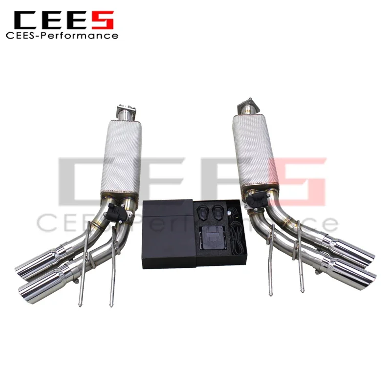 

cees Catback Exhaust system For Mercedes-Benz G63 AMG W463 2013-2019 Stainless Steel exhaust Pipe Escape Car Exhaust System