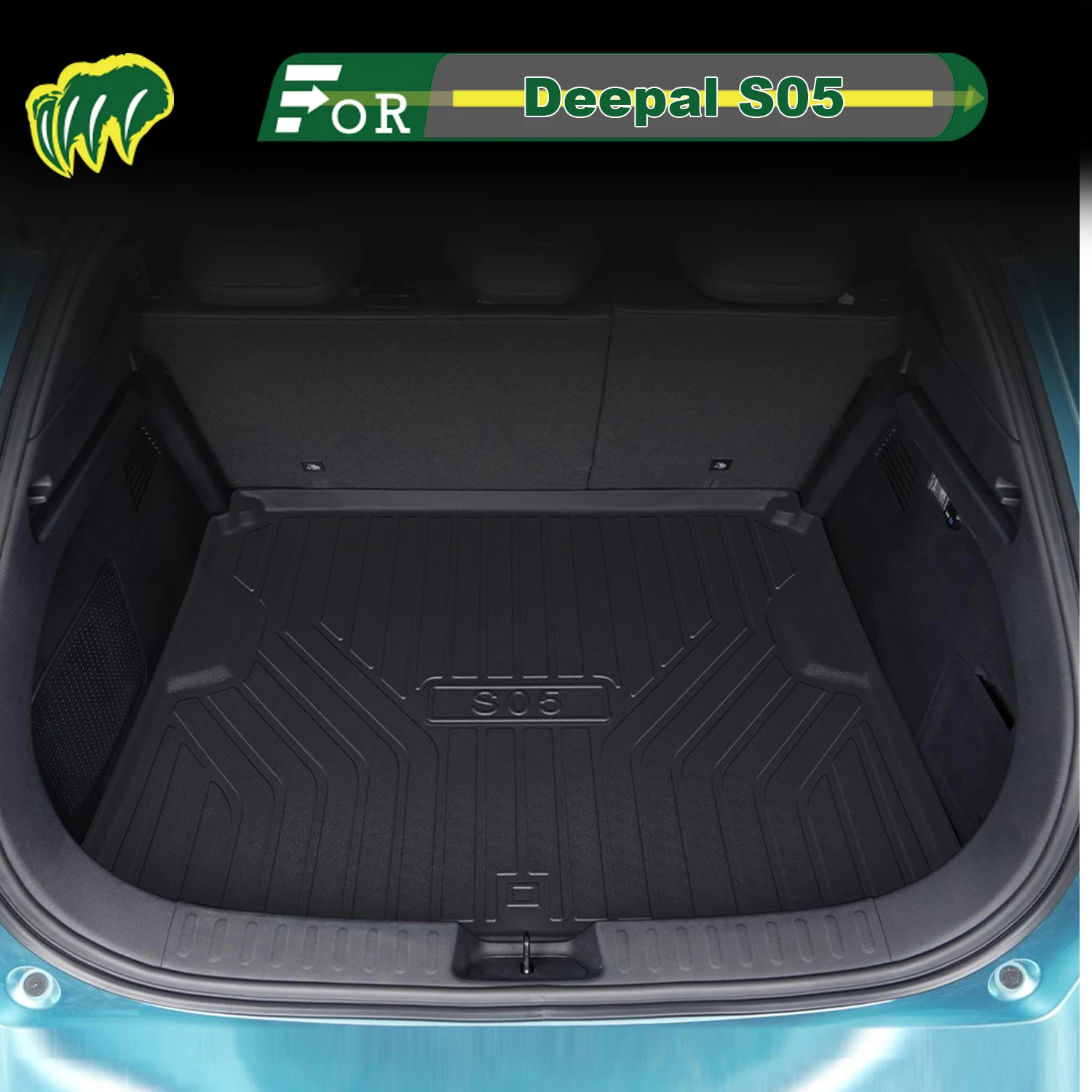 

Для Changan Deepal S05 2024-25 TPE индивидуальный коврик для багажника автомобиля всесезонный коврик для багажника 3D-образный коврик для багажника защитный коврик для багажника