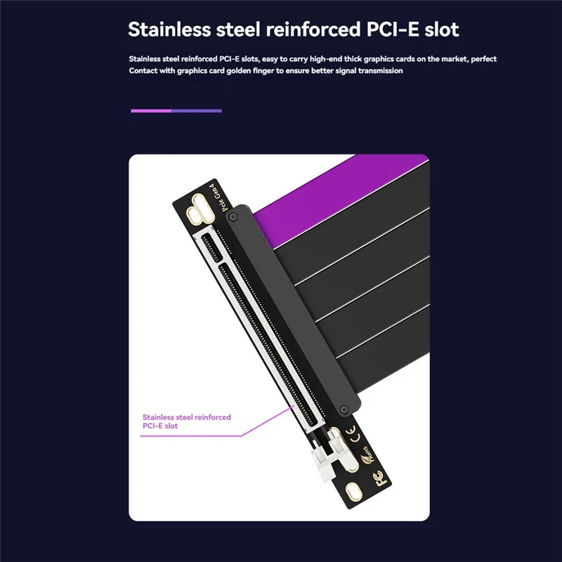 

Линия расширения графической карты ABVO PCIE4.0 Ротор X16 Ротор 16X Настольный компьютер Горизонтальная вертикальная линия загрузки