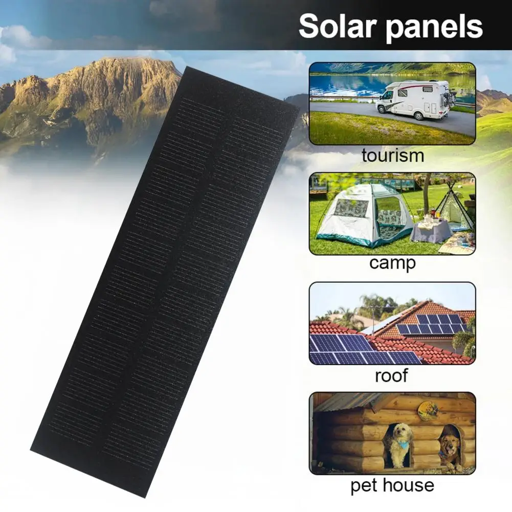 Power Bank Solar Panel Portable Solar Panel 1w 5v Solar Panel Charger Board High Efficiency Portable Power Bank Type-c for Phone