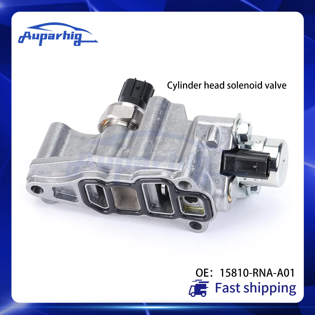 Auparhig Nuevo Conjunto de Válvula Solenoide R18 VTEC 15810-RNA-A01 para Honda Civic CR-V Accord HR-V Acura ILX 2006-2015, Pieza Automotriz