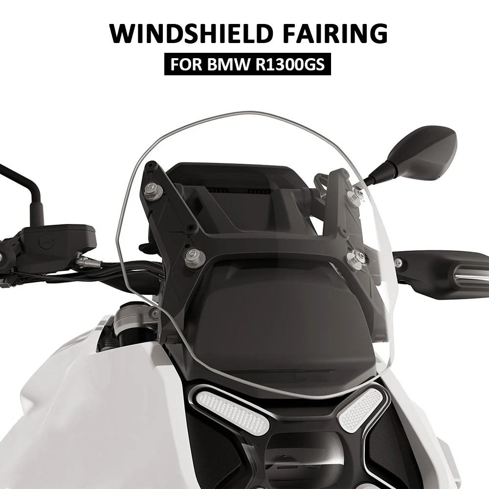 

Motorcycle Accessories Sports Windshield Visor Windscreen Wind Shield Deflectore Screen For BMW R1300GS R 1300 GS R1300 GS 2024-