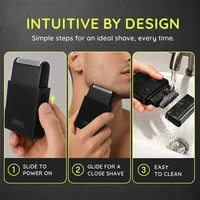 VGR Rasoir rasoir électrique homme rasoir Rechargeable tondeuse barbe homme Rasoir Professionnel Tondeuse à barbe tondeuse homme professionnelle Voyage Tondeuses à cheveux Alternatif Machine à raser pour hommes V-376 5